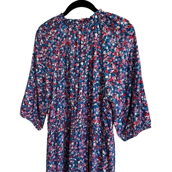 Draper James Martina Popover Dress in Spring Ditsy Floral, Size M - Picture 7 of 10